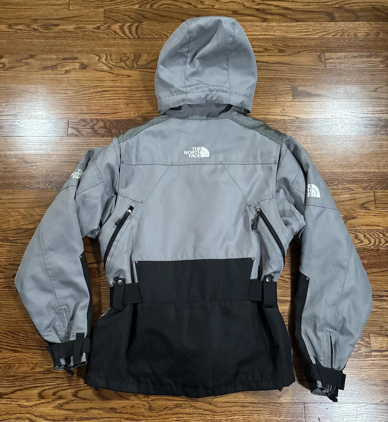 THE NORTH FACE STEEP SERIES M グレー The North Face Steep Tech Grey / Black Jacket (Size L) — RootsBK